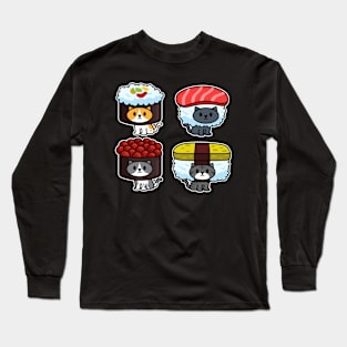 Sushi Cat Long Sleeve T-Shirt